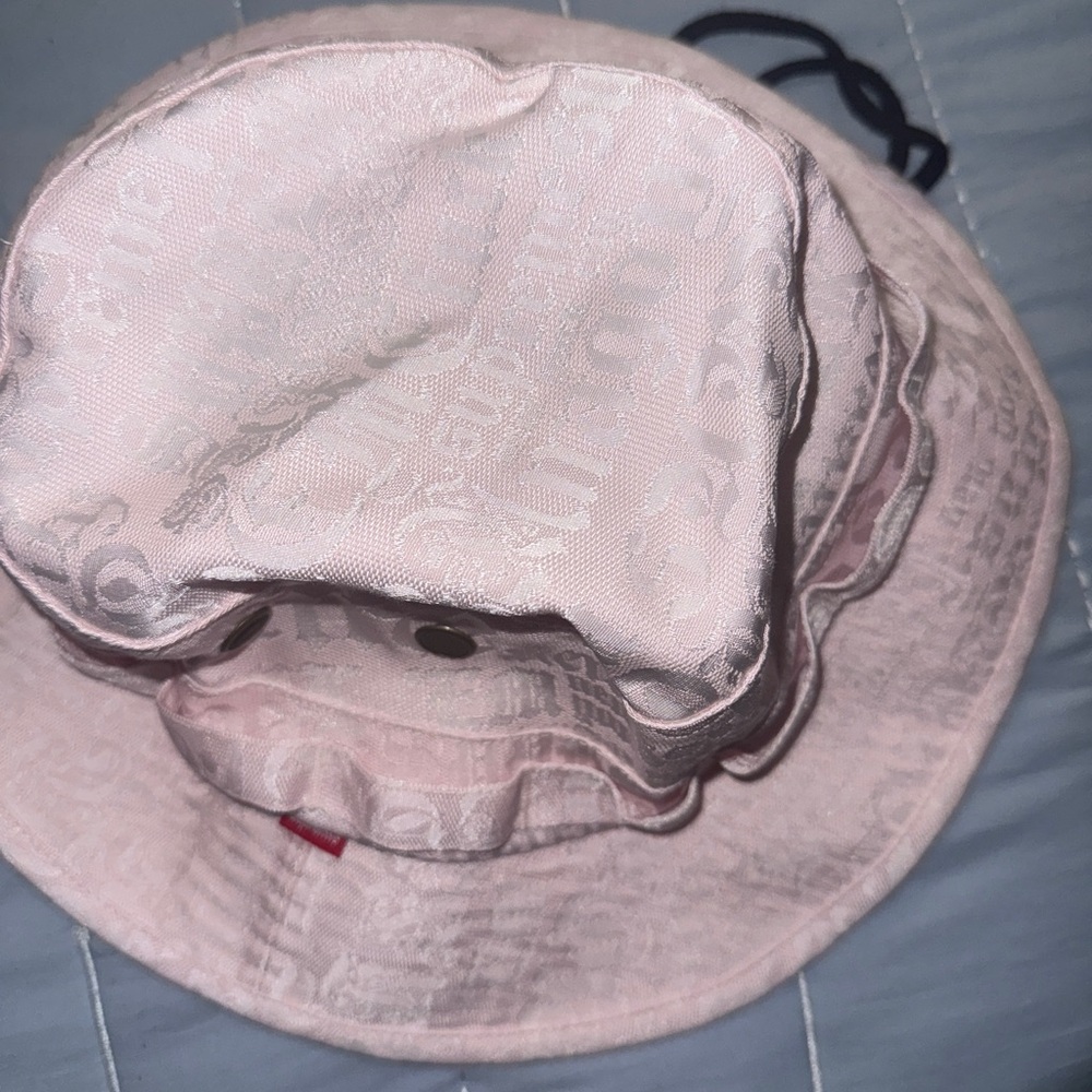 Supreme Jacquard Boonie Hat Pink Brand New - Picture 3 of 6